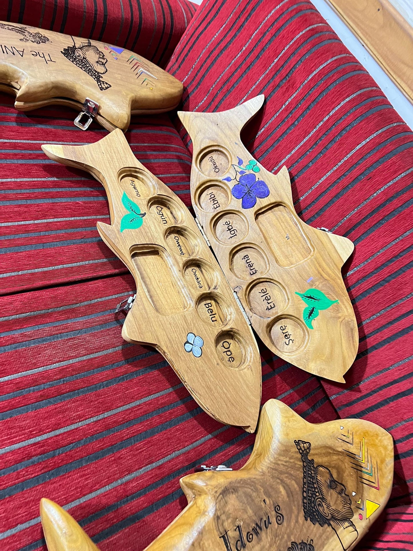 Handcrafted Ayo (Oware) Board Game β A Timeless African Strategy Game!