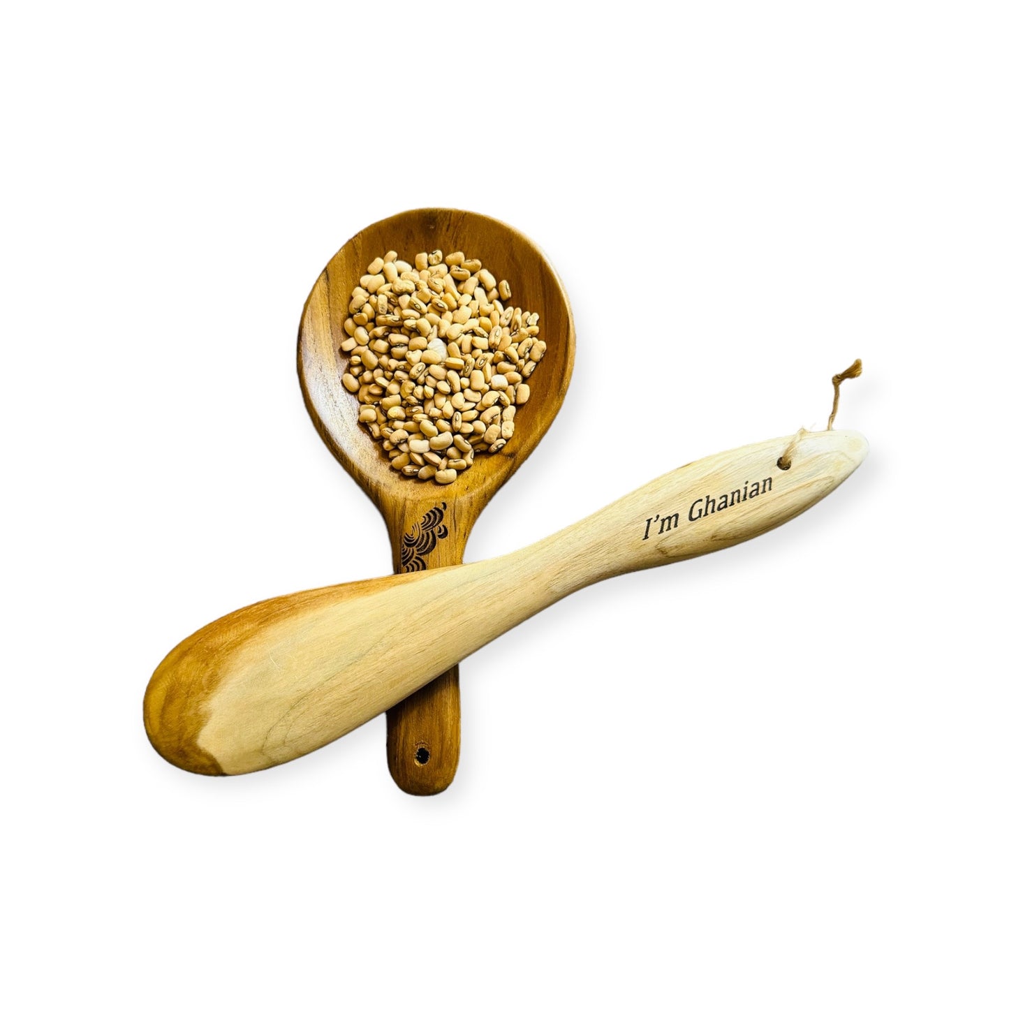 Afrocentric |Wooden|Personalised|Turning Stick + Wooden Spoon |Igbako & Omorogun |Made of Teak Wood |For Kitchen |Gift |Wedding |Birthday