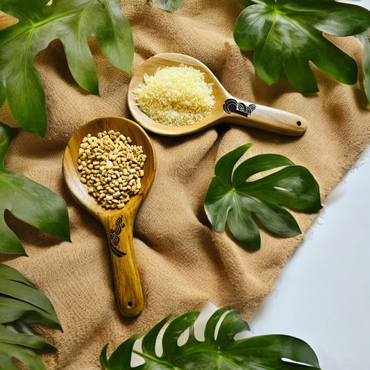 Personalised Teak Wooden Serving Spoon
